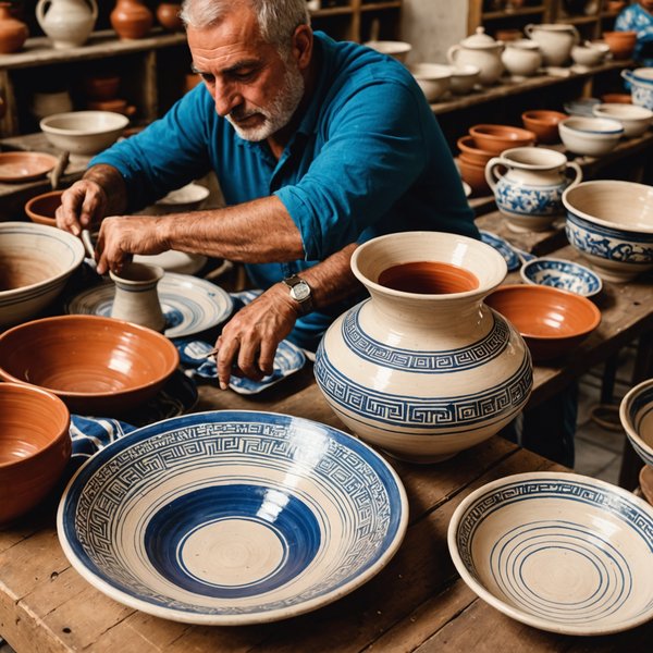 Comment découvrir les traditions de la poterie en Grèce?