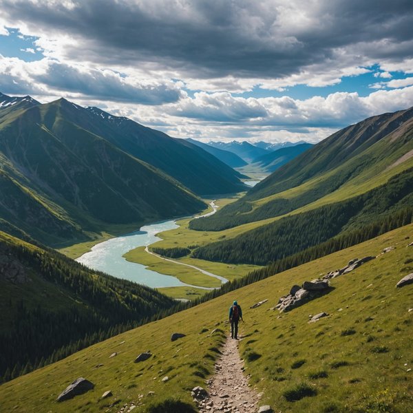 Où trouver les meilleurs sentiers pour une randonnée dans les montagnes de l'Altaï, Mongolie?